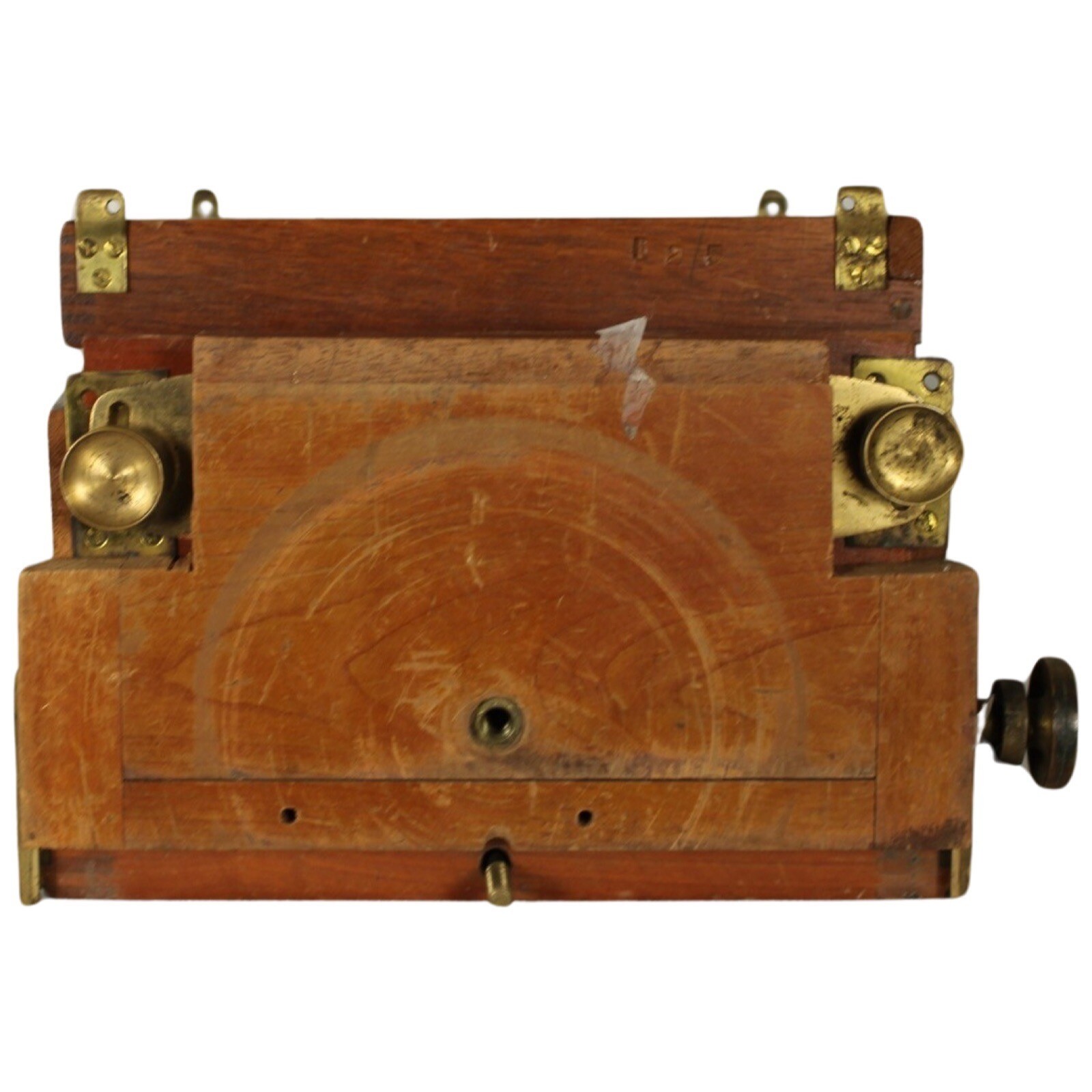 Vintage Antique 1800s Seneca View Box Camera Wood & Brass 16×9″ for Parts Repair