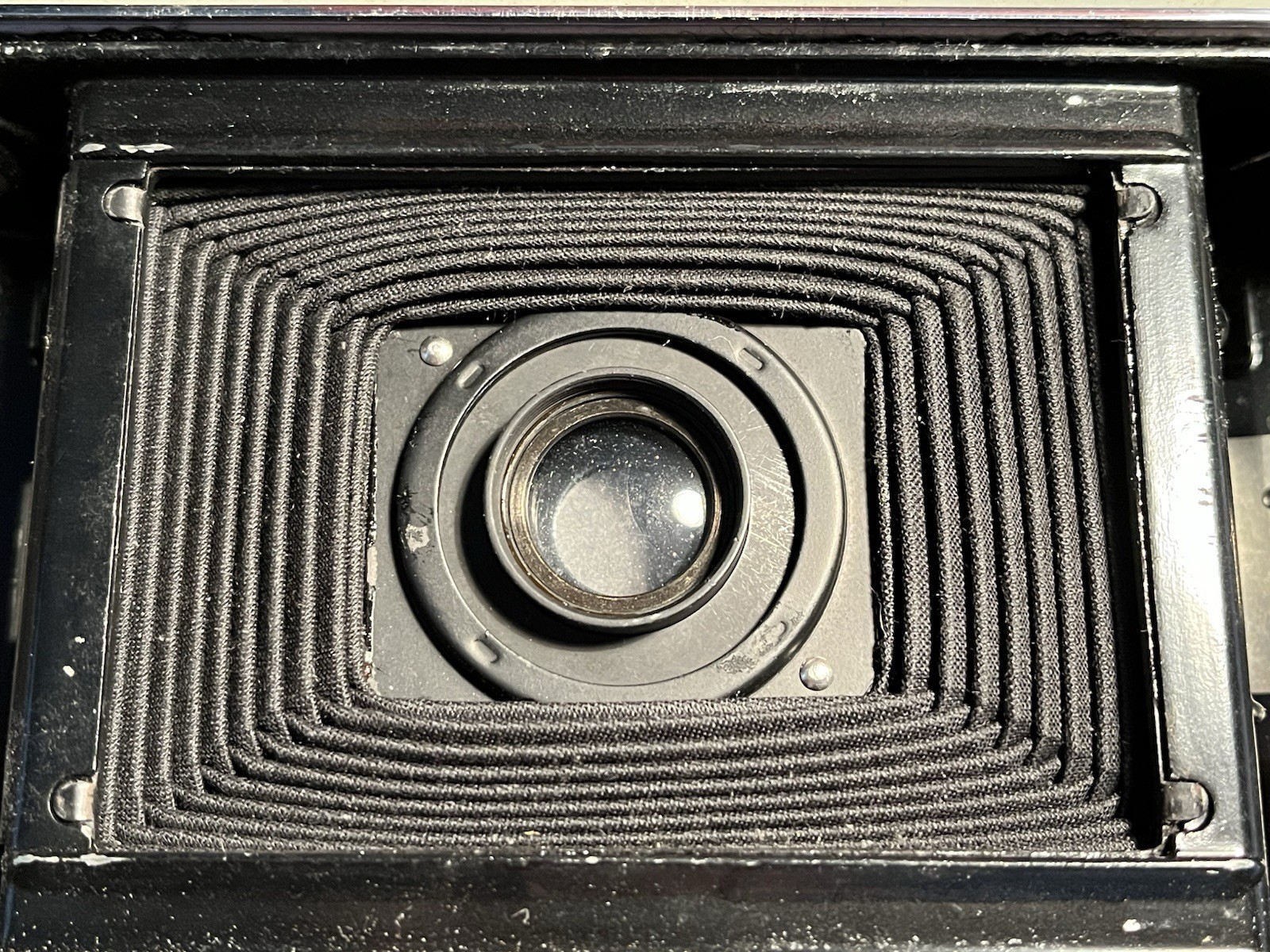 Kodak Tourist II Folding Camera w/ Leather Case