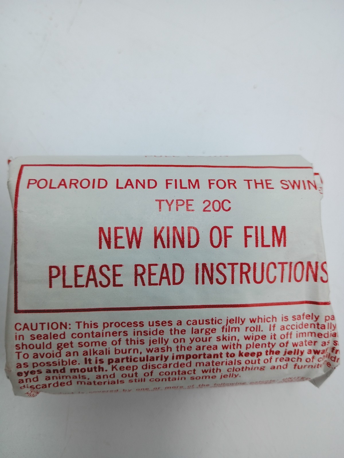 Polaroid Land Camera “The Swinger” Model 20C Instant Camera Vintage Film