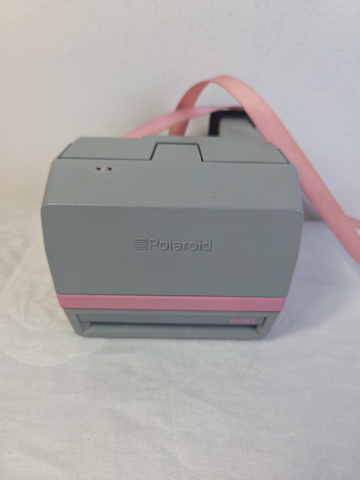 Polaroid 600 Cool Cam Pink Grey Vintage Instant Film Camera W/Flash