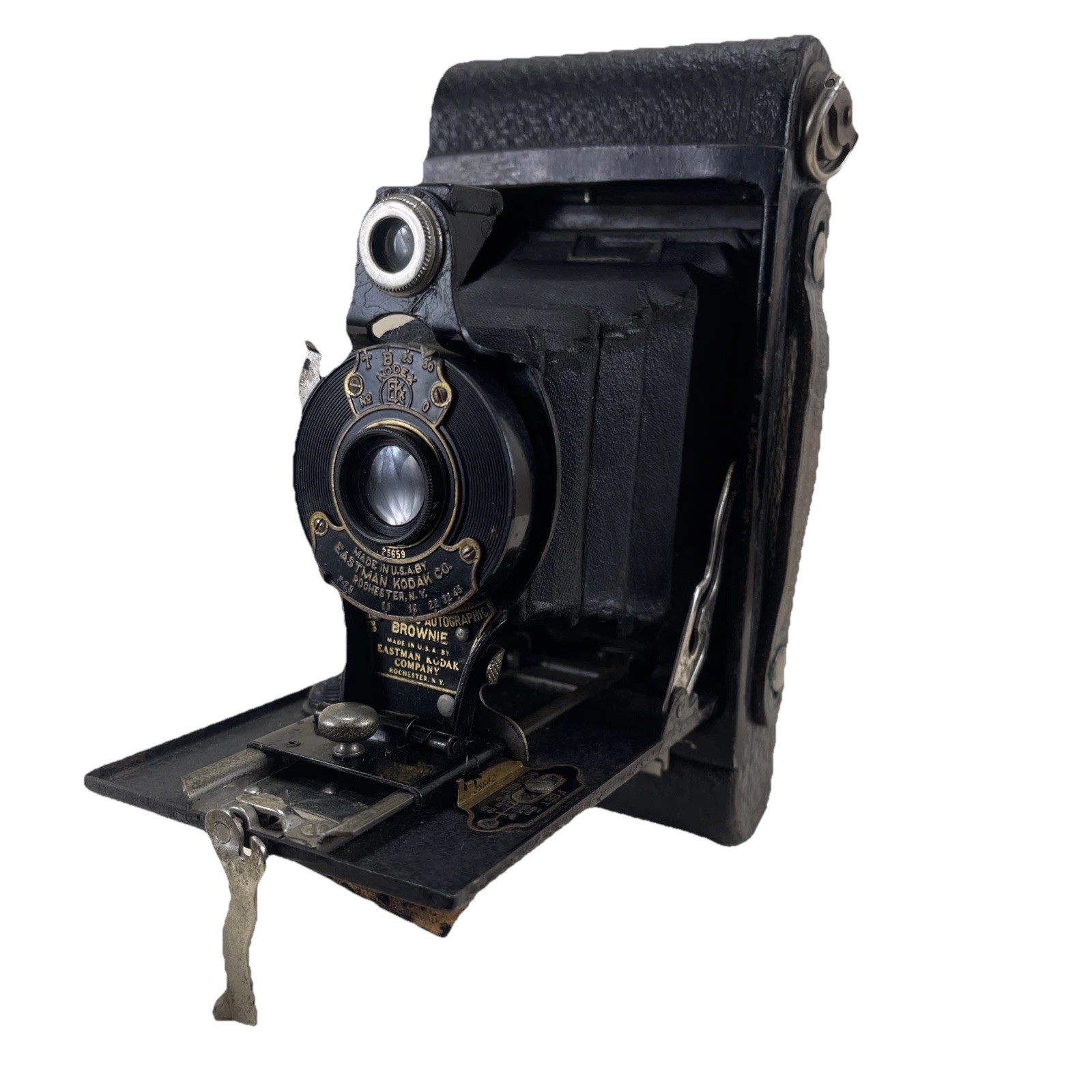 Vintage Eastman Kodak No. 2-A Folding Autographic Brownie Camera Retro Decor