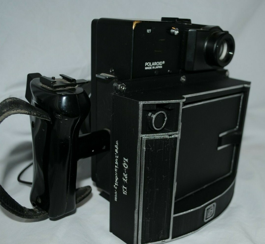 Lo-Fi custom instant back for Polaroid 600se shoots Instax Square, Fuji rare!new