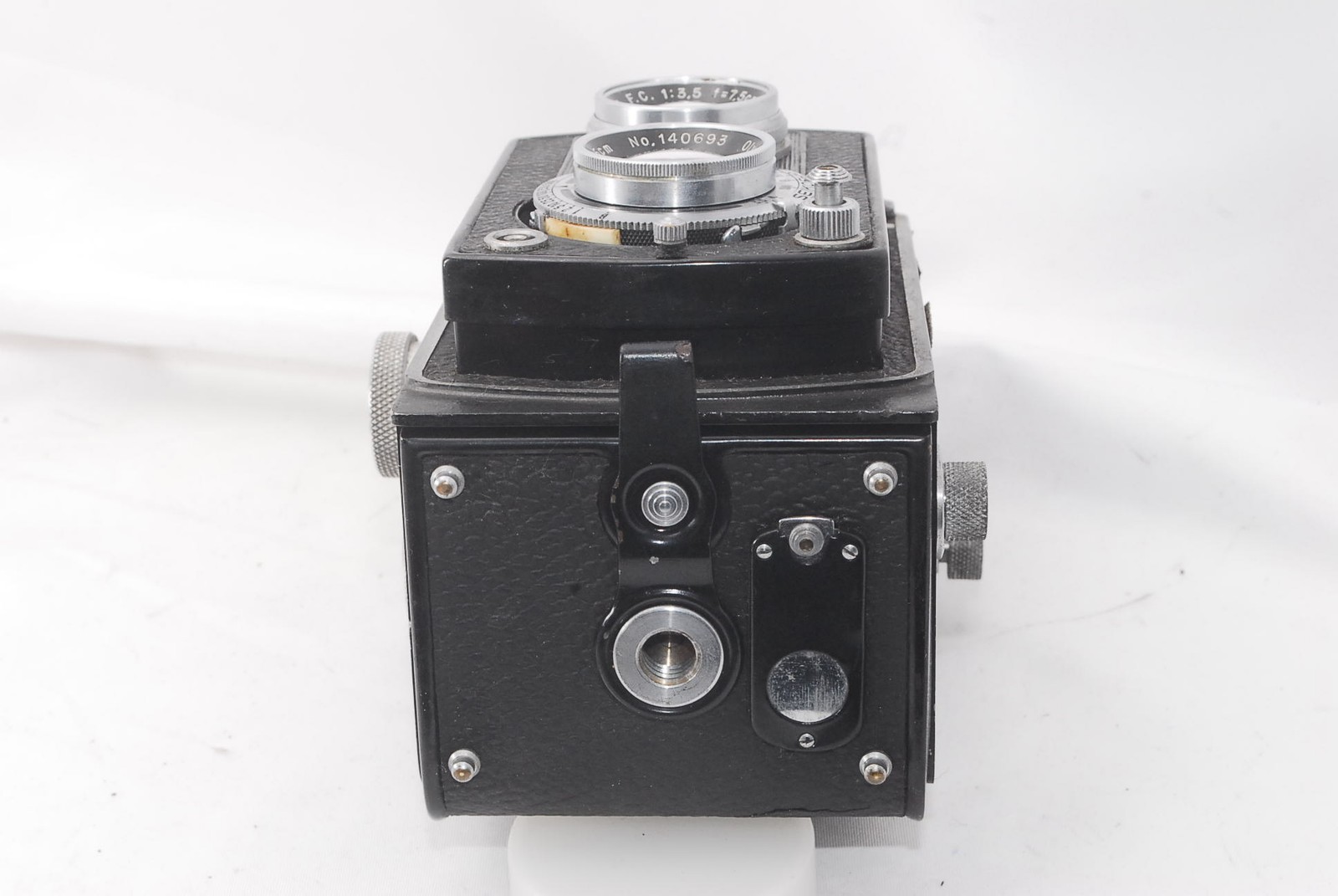 (7966) Elmoflex TLR 6×6 120 Film Camera Olympus Ziko F.C. 75mm F3.5 Lens, EXC+!!