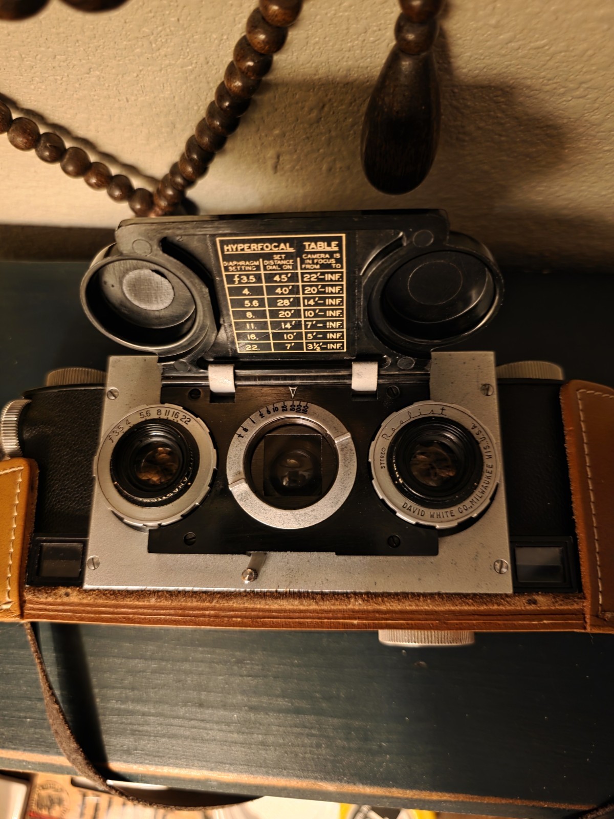 Vntg Stereo Realist 35mm Film Camera David White Stereoscopic 3-D Images W Case