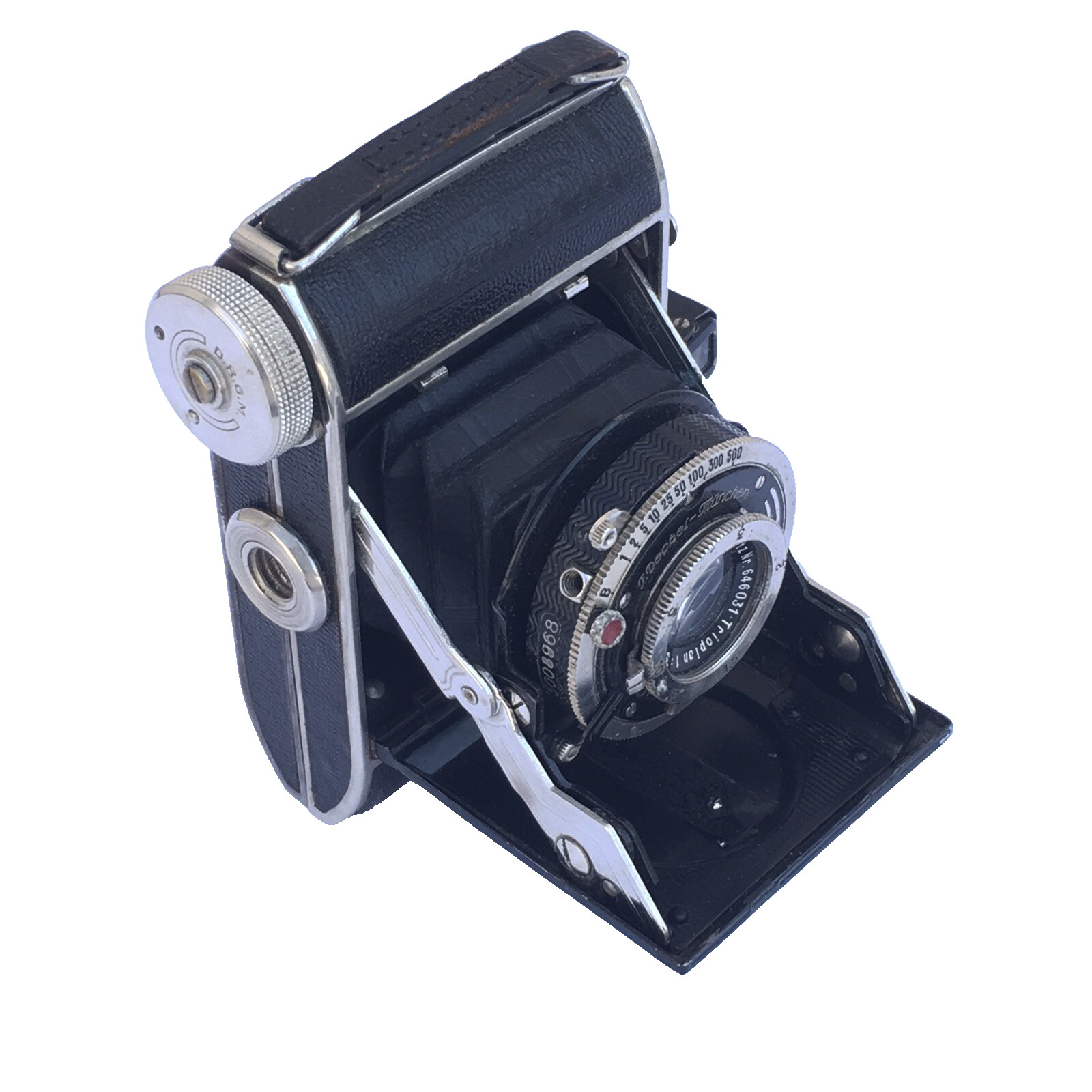 c.1935 F. Deckel Munchen Compur-Rapid “Baldi” Folding Camera, Meyer Gorlitz Lens
