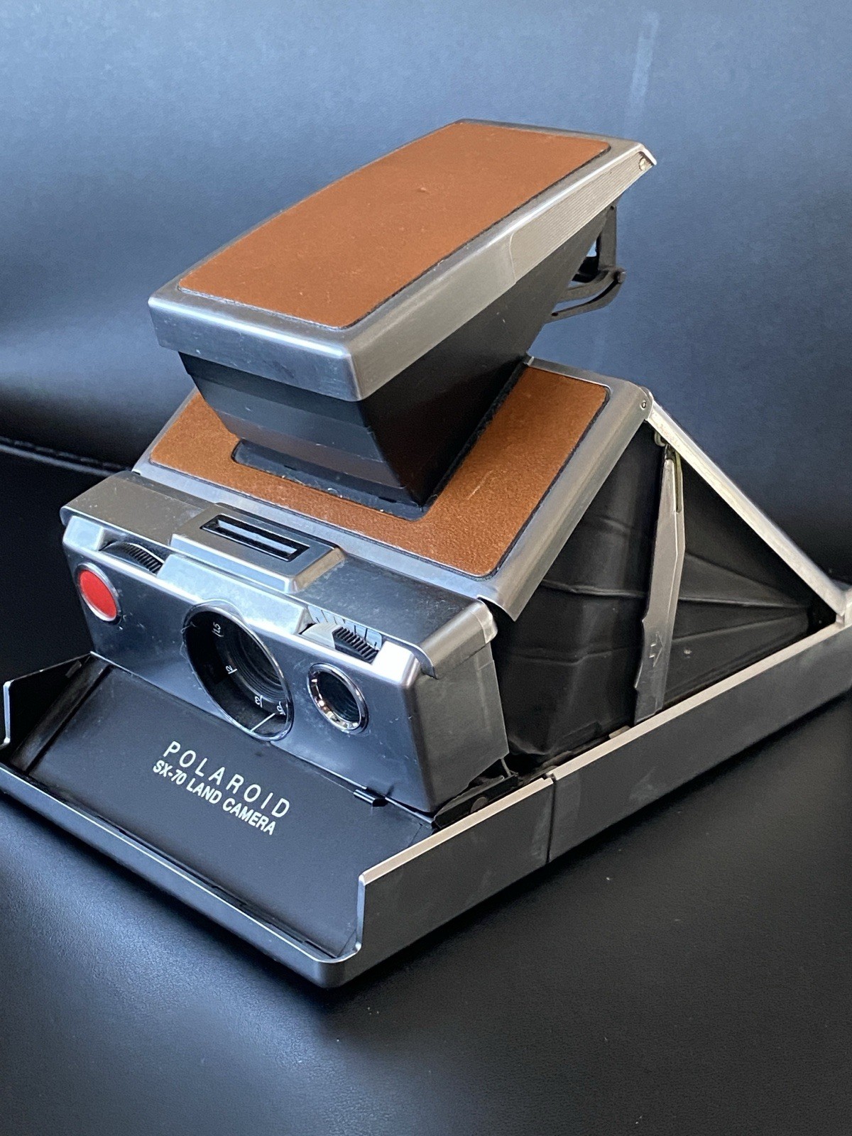 Polaroid SX – 70 Brown Land Camera With Self Timer #132
