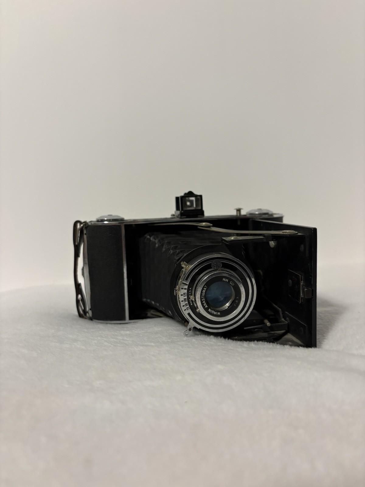 Vintage Wirgin 120 Folding Camera – Tested & Fully Functional – 105mm f/6.3