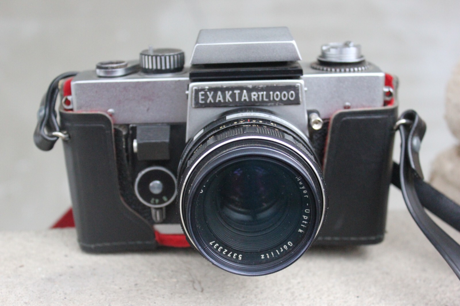 Exacta RTL 1000 Film Camera, Meyer Optik 1.8/50 Lens, DDR (Germany) Camera