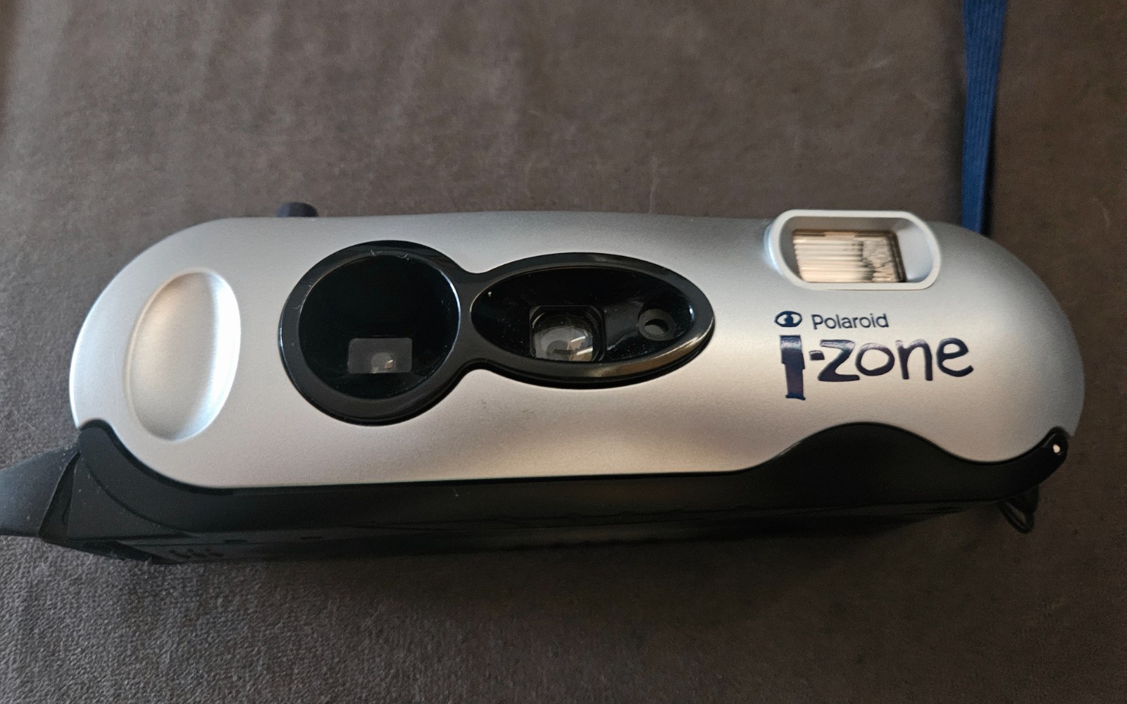 2000s Polaroid i-Zone Silver Instant Film Pocket Camera