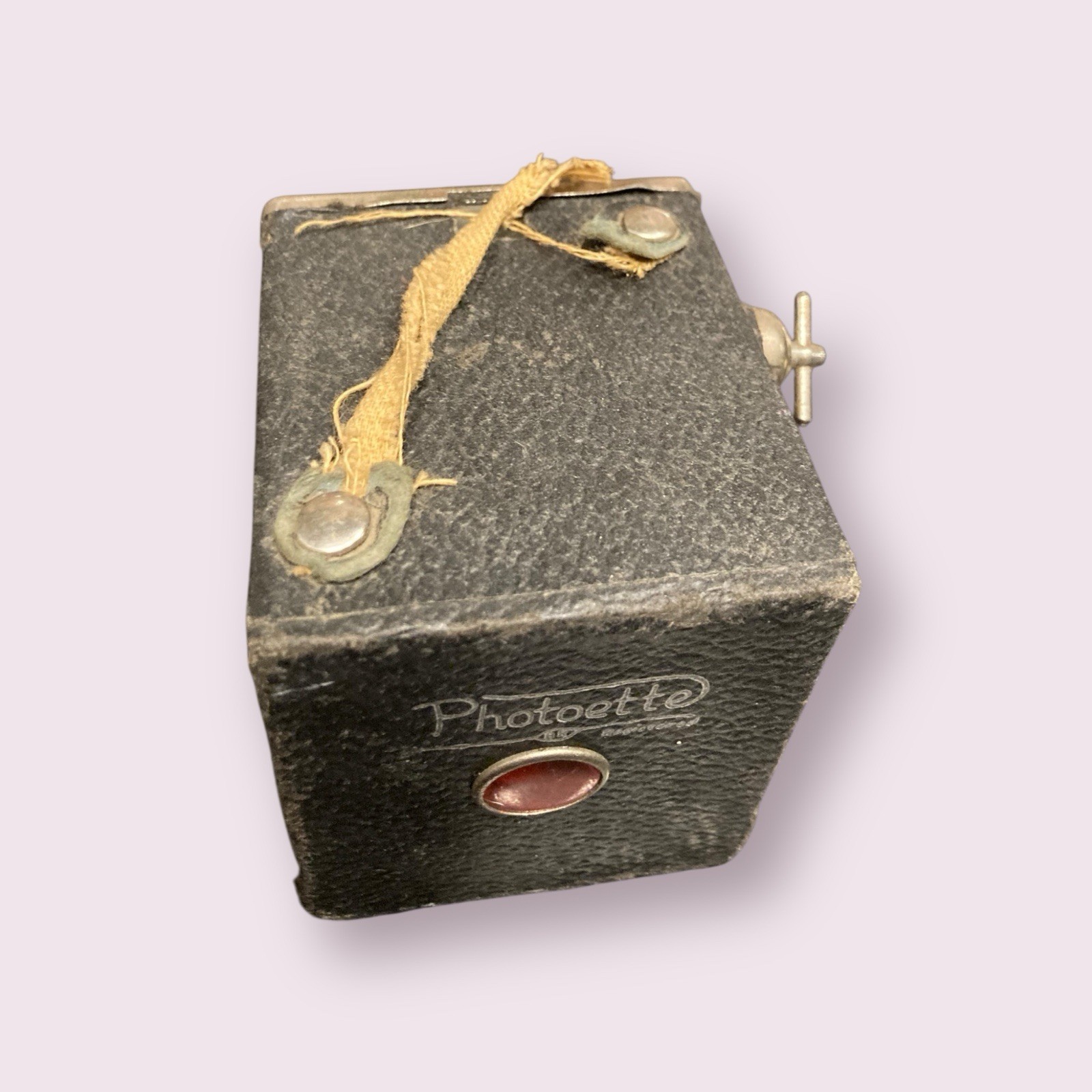 Antique 30s-40s B&R Photoette Box Camera 127 Roll Film Camera