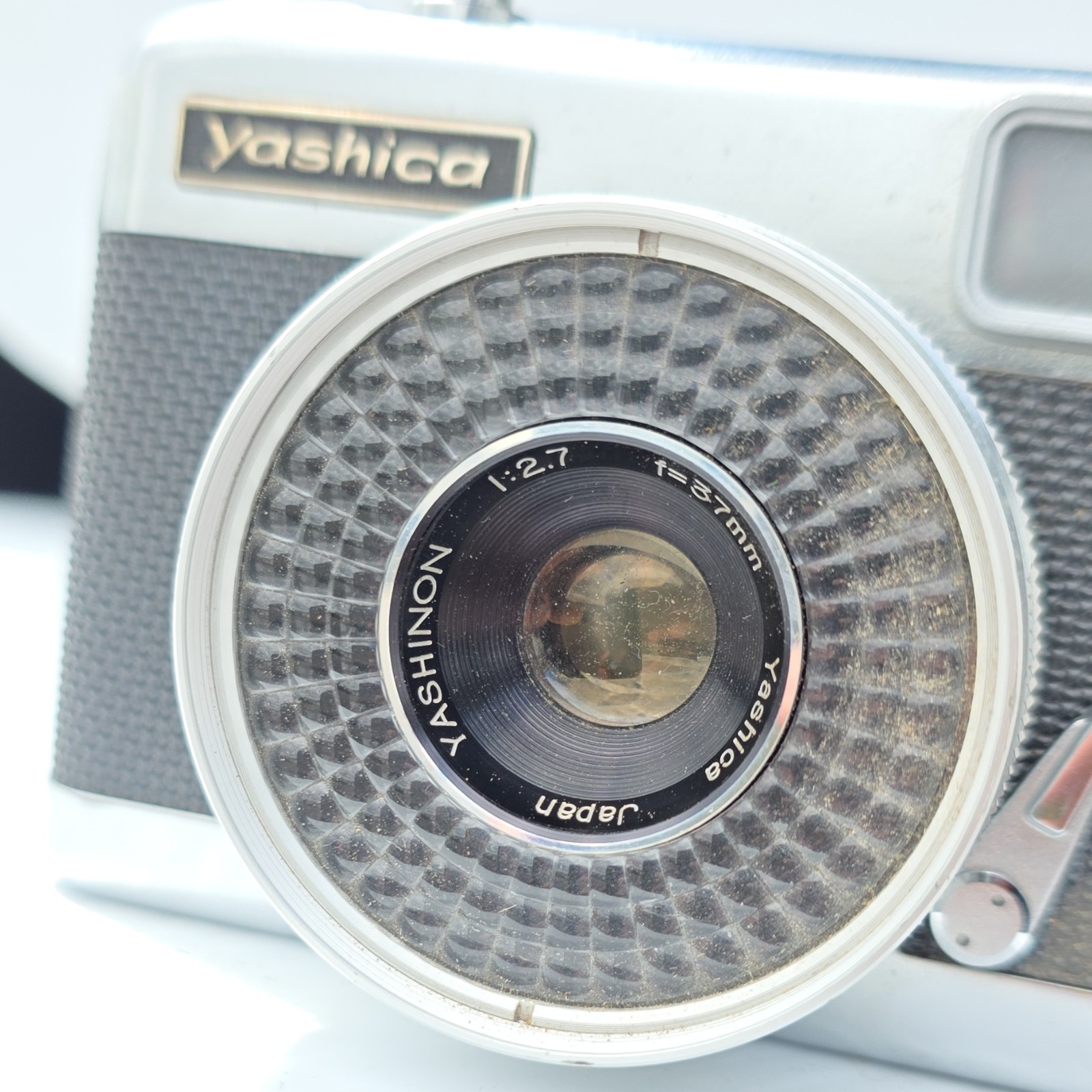 Yashica EZ-Matic 35mm Film Camera Silver w/ Yashinon 38mm f/2.7 Lens