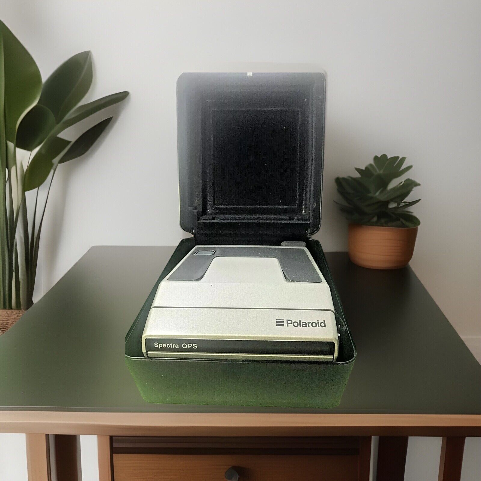 Polaroid Spectra System Camera QPS Instant Photos Strap Case Paperwork NOS 1990′