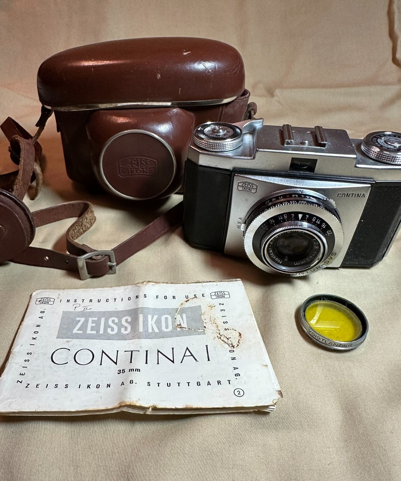 Zeiss Ikon Contina 35mm Antique Camera Made in Germany