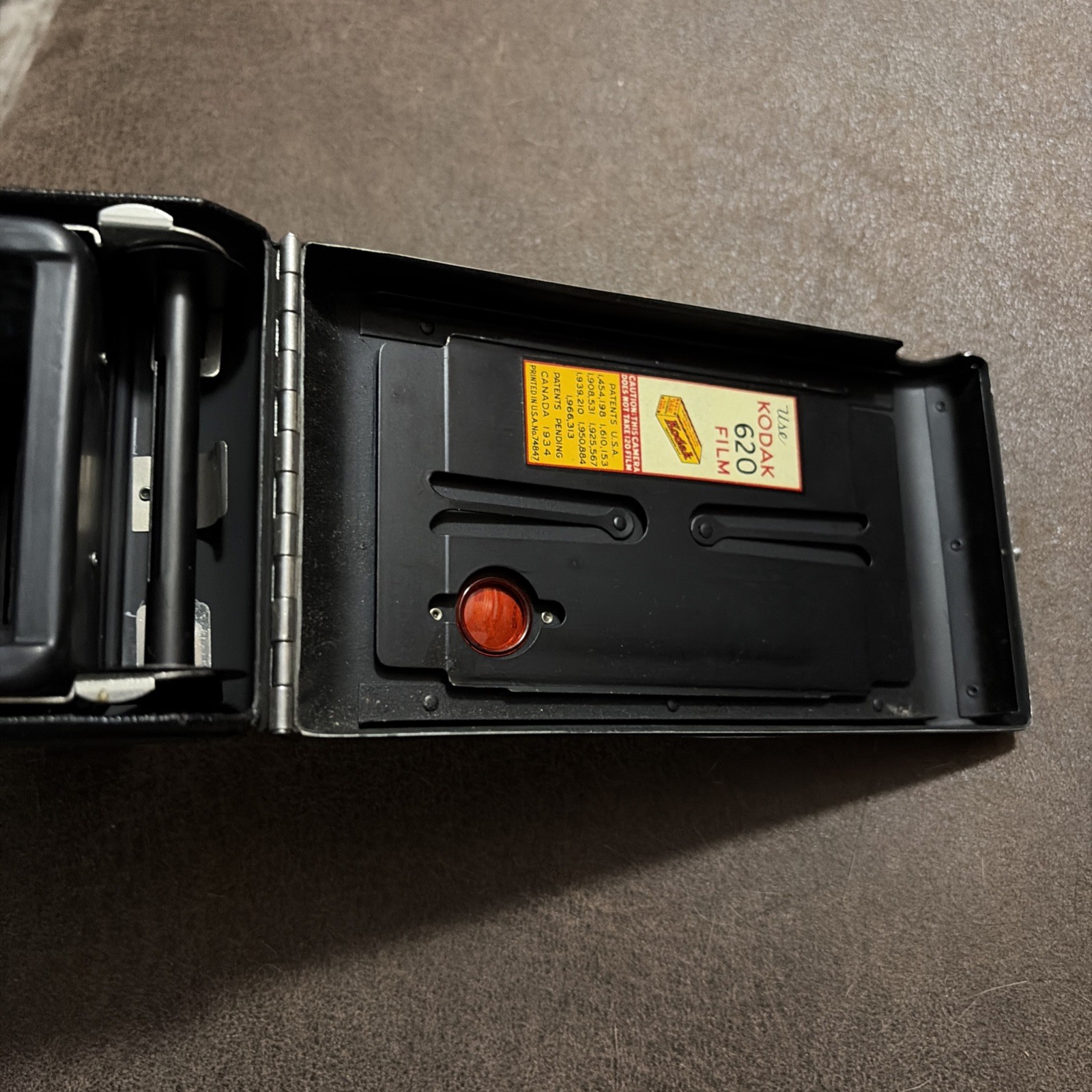 Jiffy Kodak Six-20 Series II Folding Camera 1940’s Twindar Lens Untested