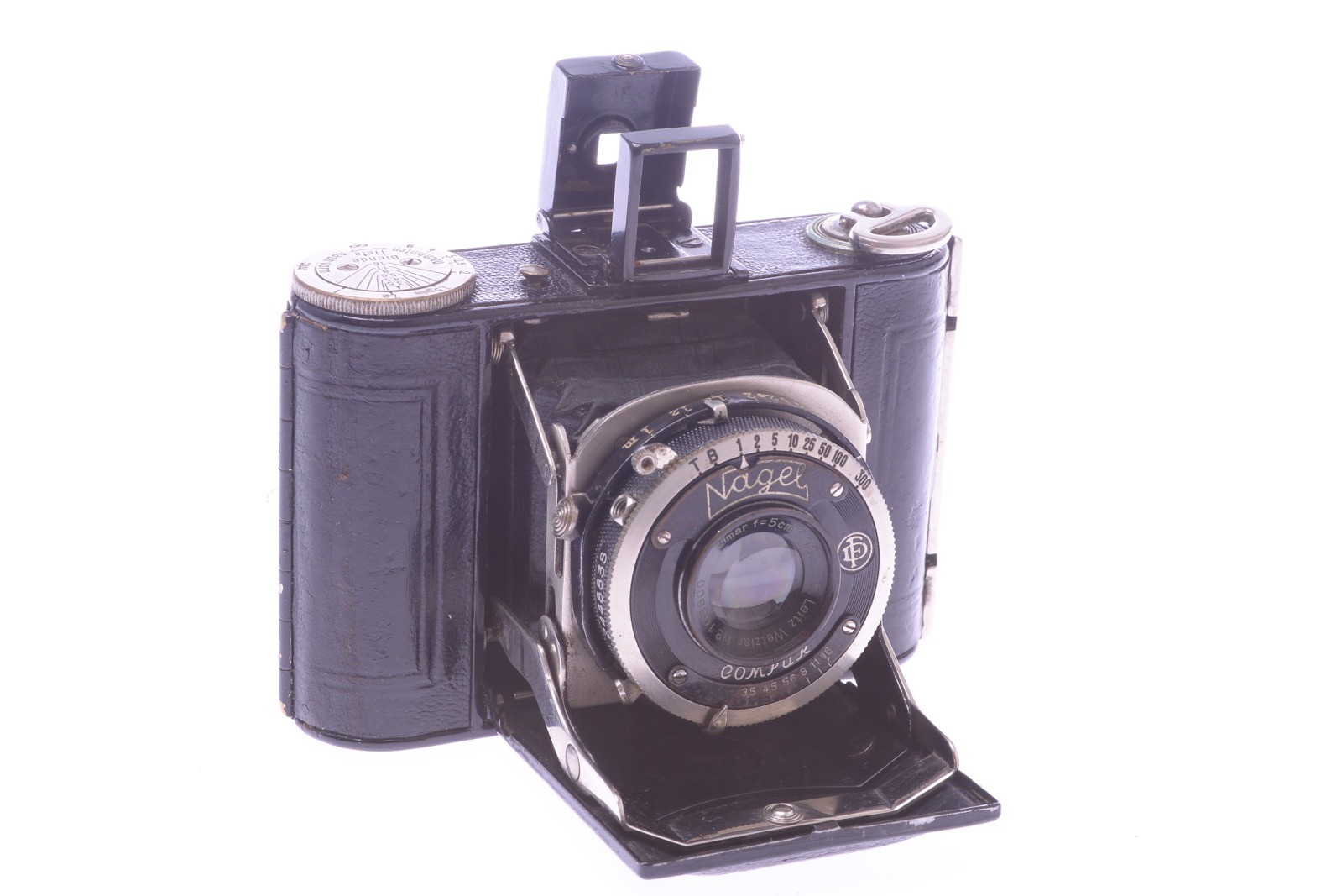 ✅ NAGEL VOLLENDA NO.48 127 ROLL FILM 4X6.5CM CAMERA LEITZ, LEICA ELMAR 5CM LENS