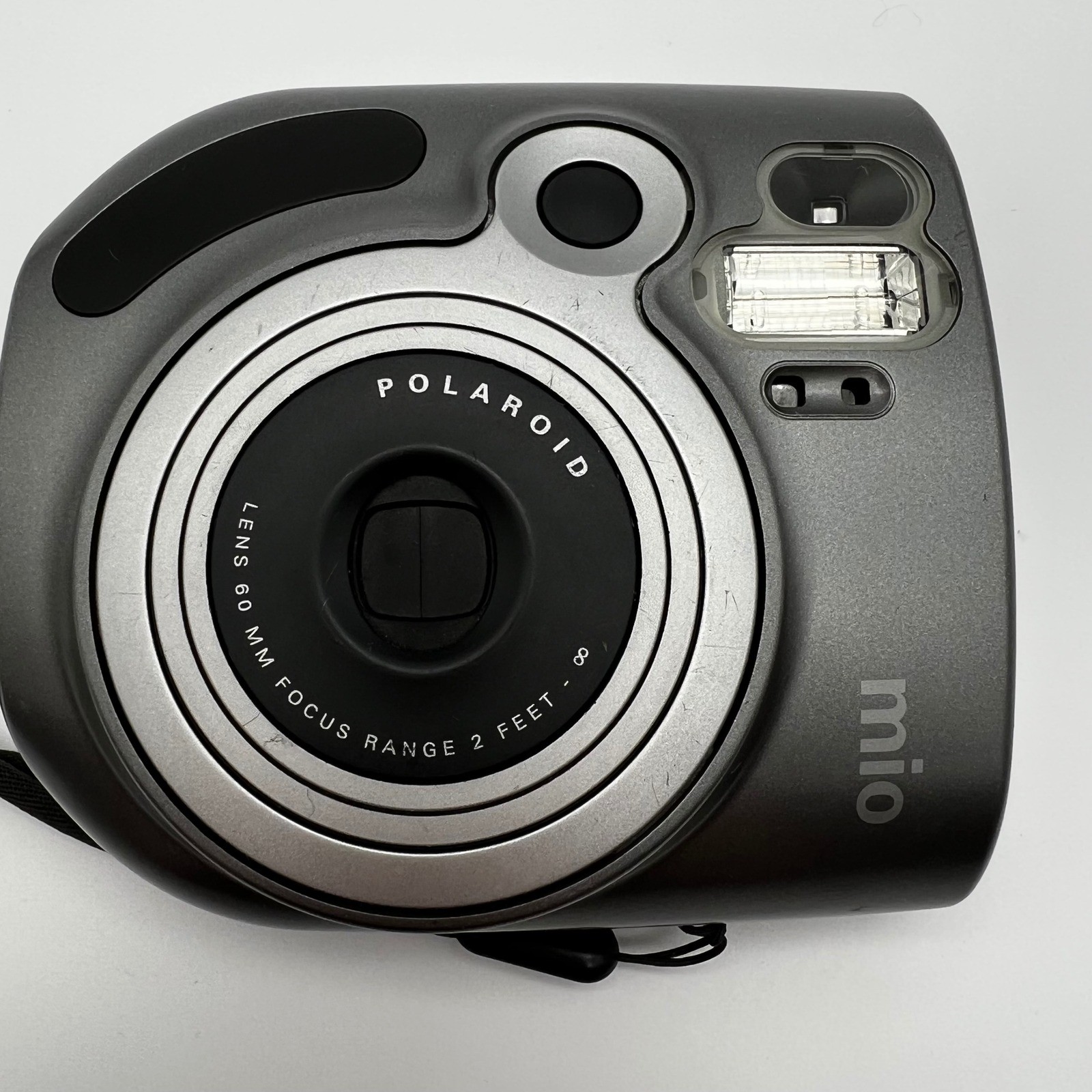 Polaroid Mio 90s Instant Camera Gray Retro Vintage Point Shoot Film Retro