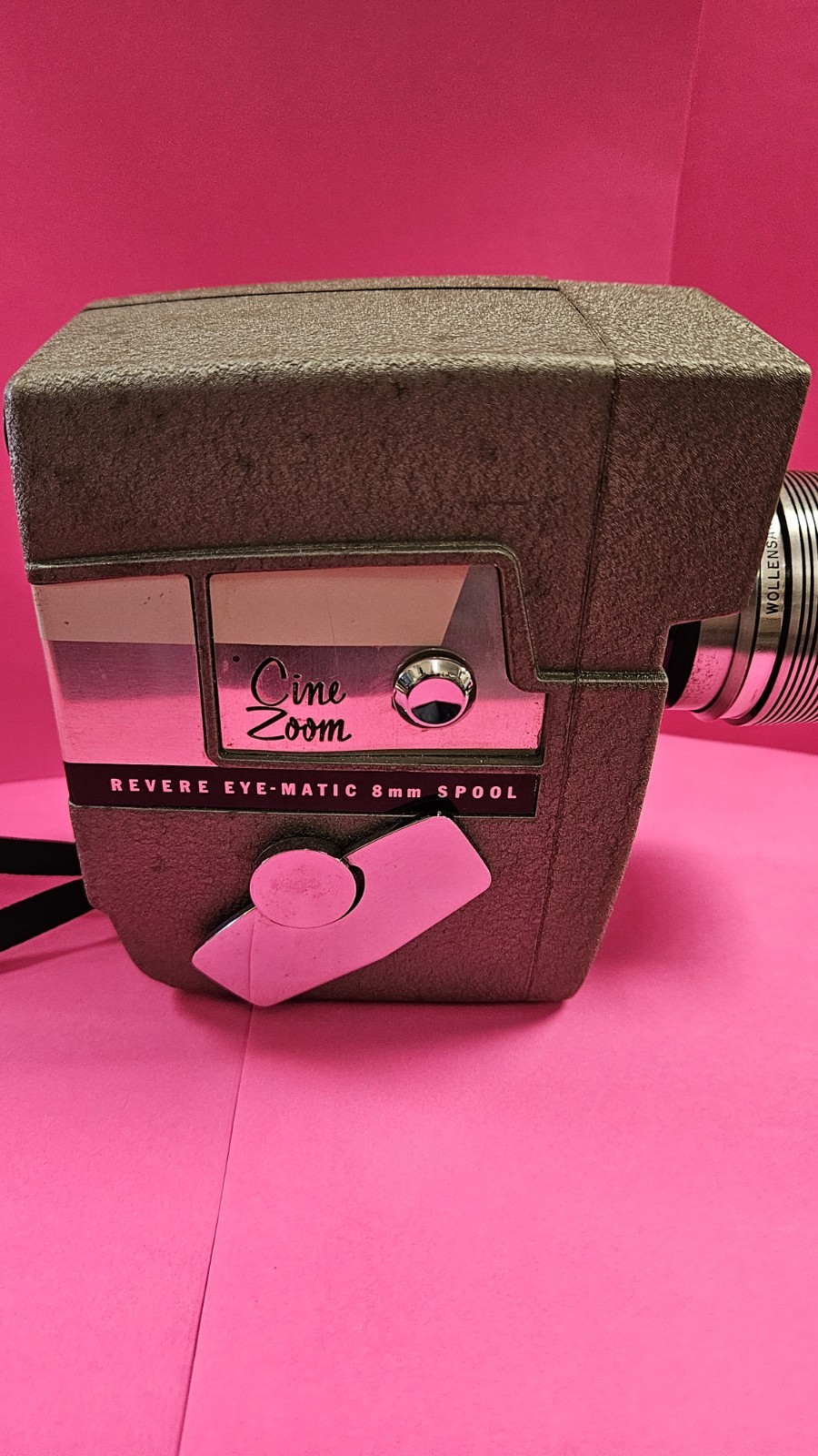 Revere EYE-MATIC CINE-ZOOM Spool 8MM 114 Camera f/1.8 RAPTAR Zoom Lens VINTAGE