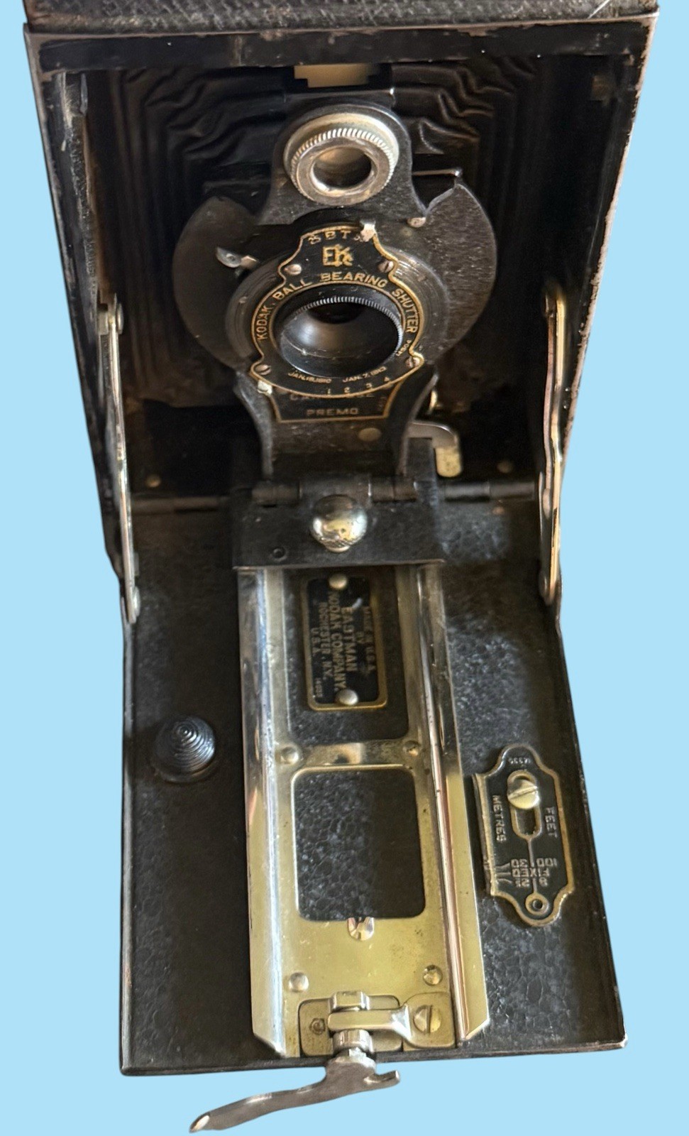 Antique 1913 EASTMAN KODAK No. 2A Hawk-Eye Model B Camera Untested