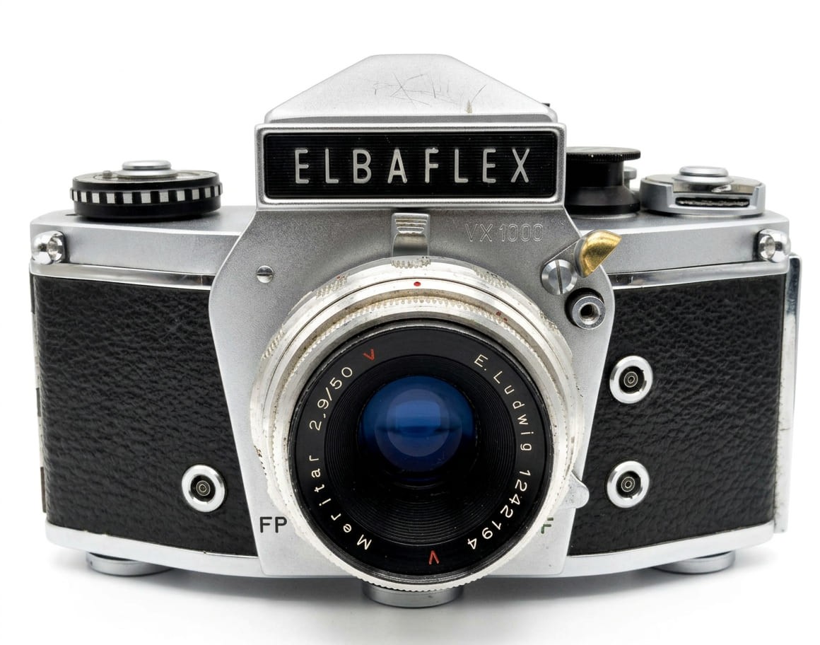 Ihagee Dresden Elbaflex VX 1000 SLR Prisma + E. Ludwig 50mm f/2.9 Kit Set
