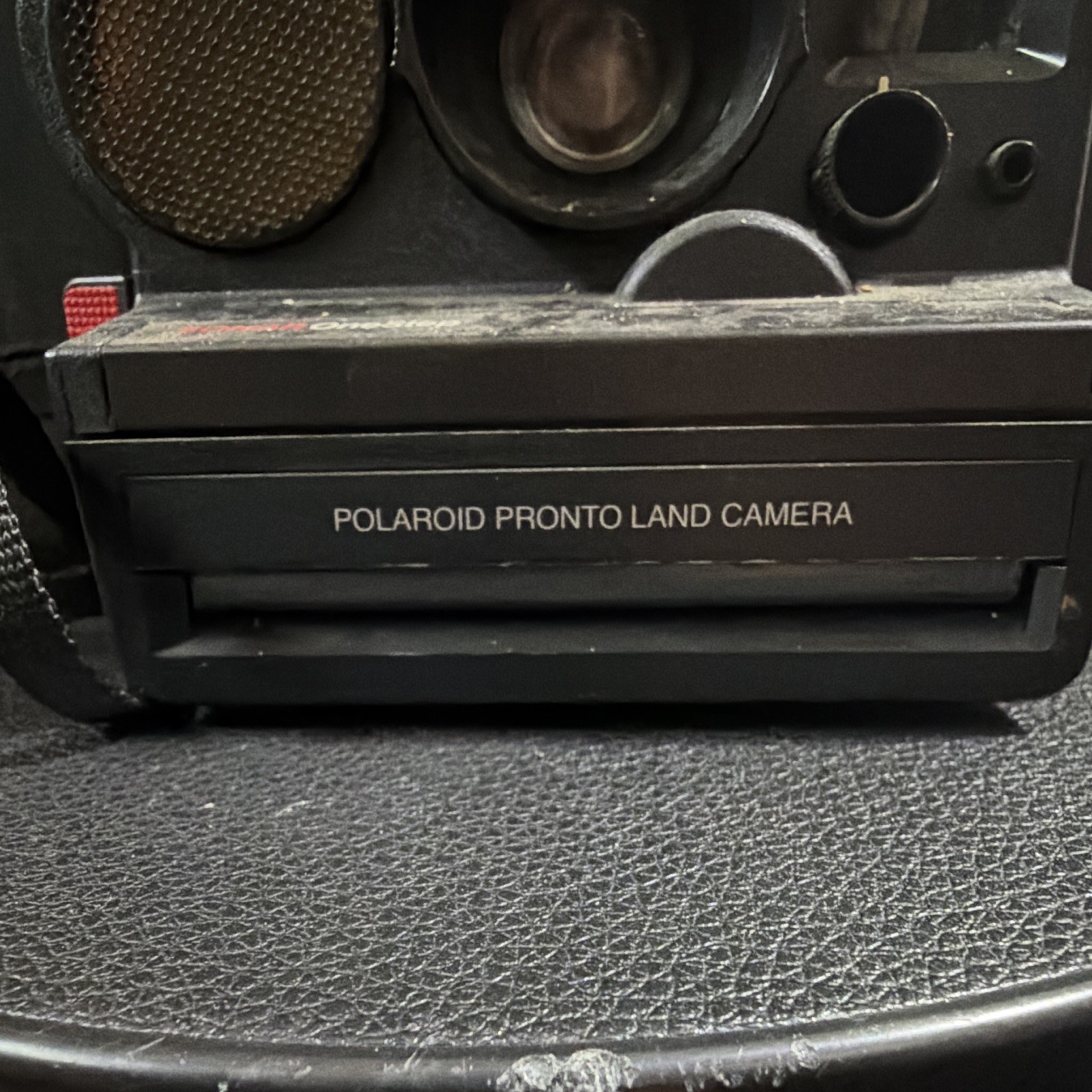 Polaroid Sonar OneStep Pronto Land Instant Camera w/ Polatronic 2 Flash Black