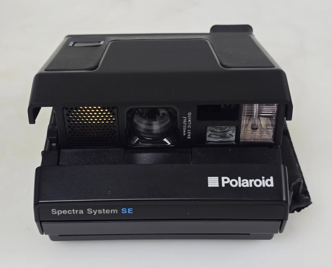 Polaroid Spectra System SE Instant Camera & Polaroid Receiver 7030 (Working)