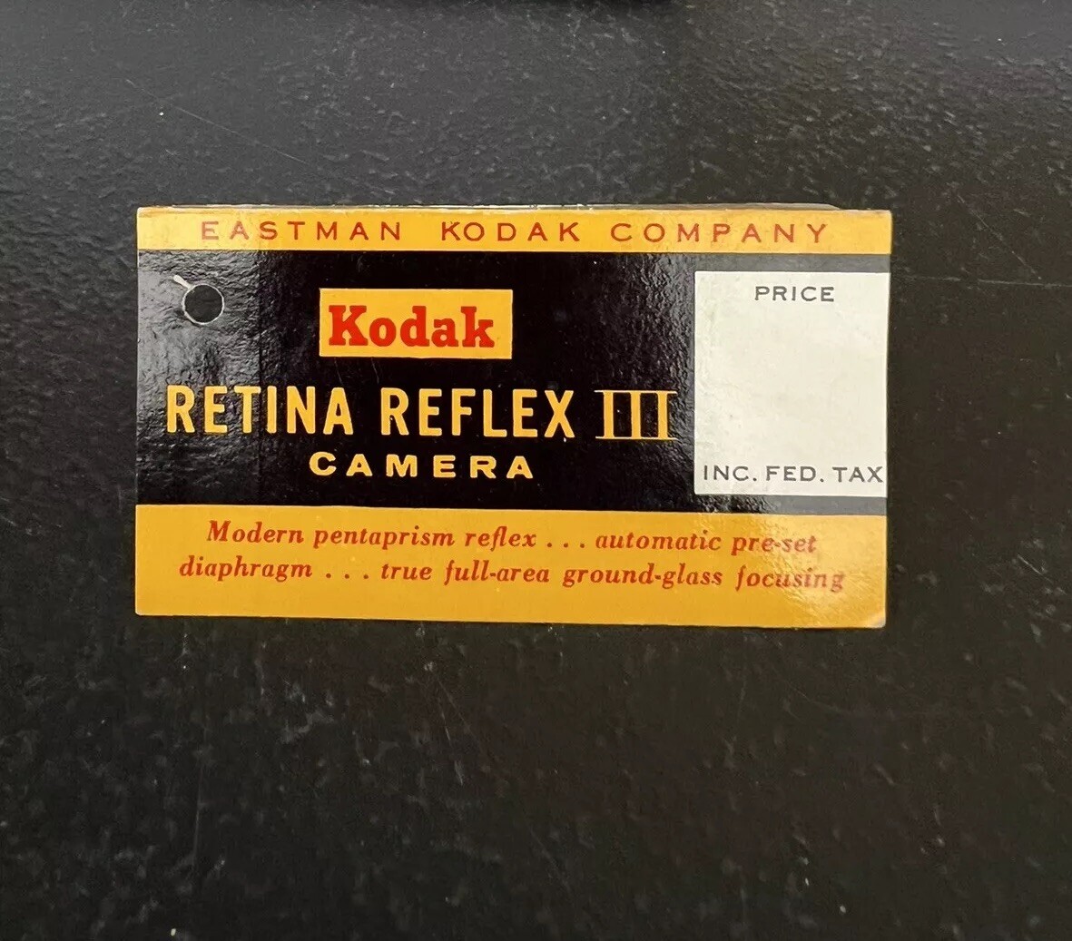 Kodak Retina III c Rangefinder 35mm Film Camera with Case