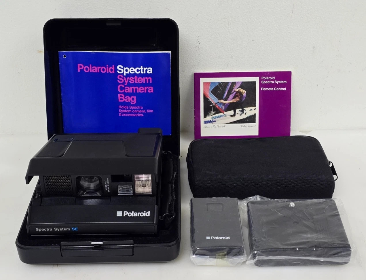 Polaroid Spectra System SE Instant Camera & Polaroid Receiver 7030 (Working)