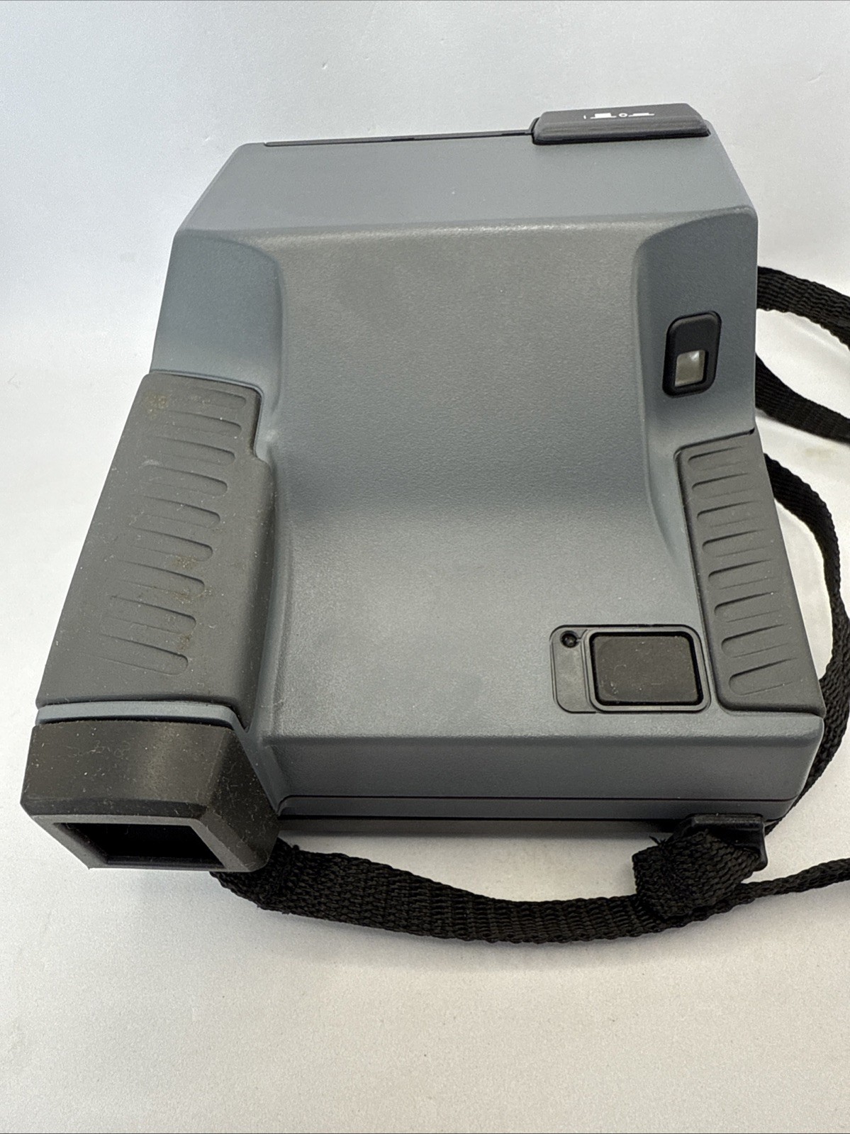 Polaroid Impulse Flash Instant Camera Black Gray Photography Vtg 80s 90s
