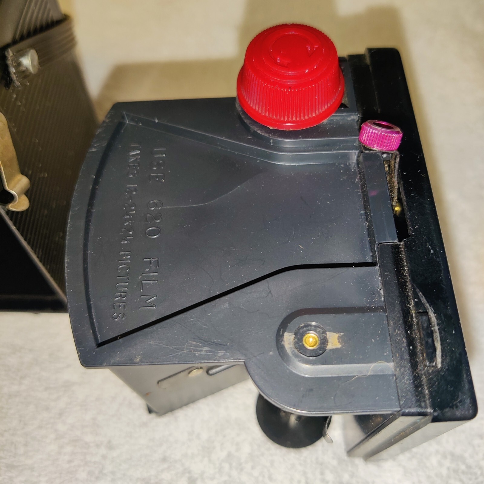 Vintage BRAUN IMPERIAL SIX-TWENTY BOX PRESS FLASH Camera * USA * 620 Film