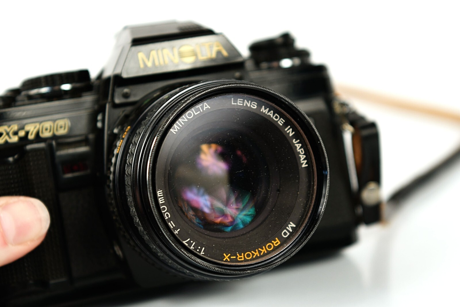 Vintage Minolta X-700 35mm Film Camera 50mm f1.7 + Flash Auto Winder Lenses Kit
