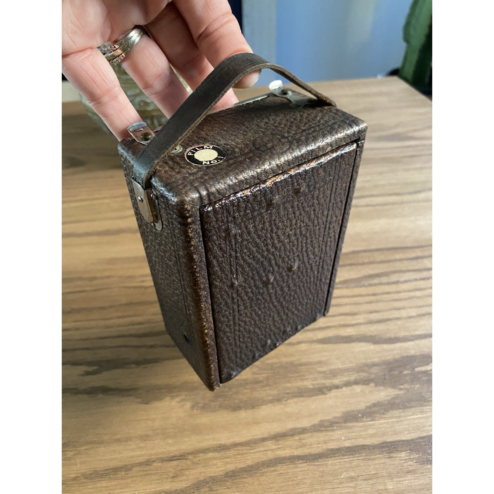 Antique Kodak Eastman Premo No.1 Folding Camera Leather Bellows Patented 1913