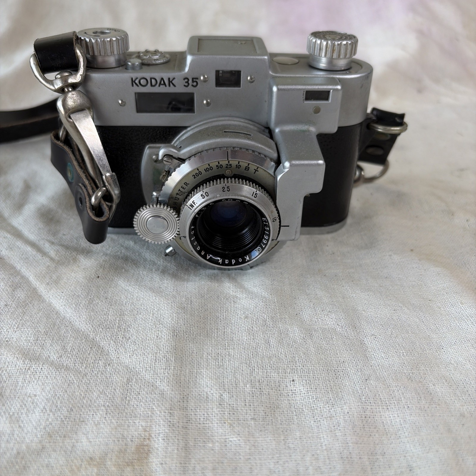 Vintage Kodak 35 Rangefinder Camera Not Tested