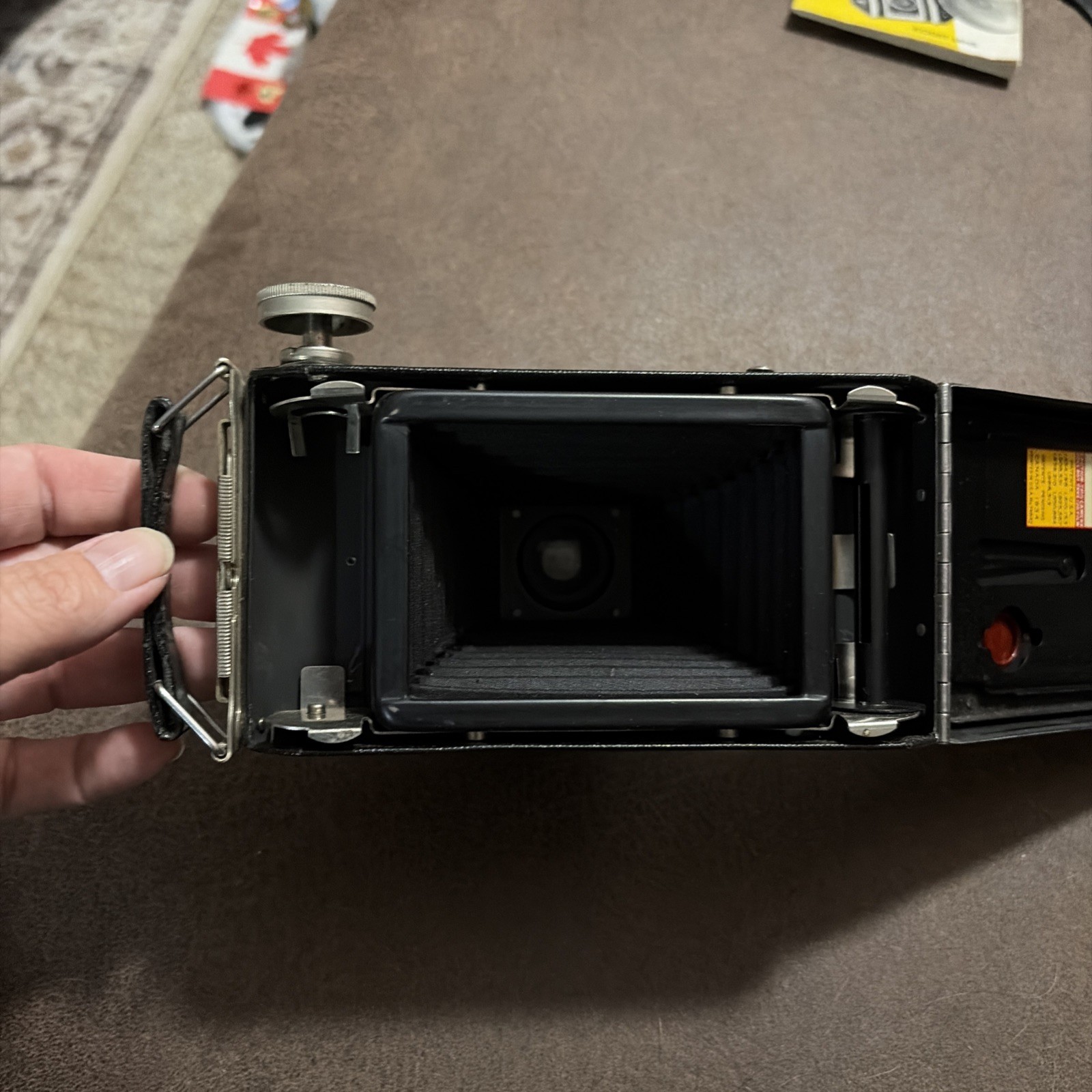 Jiffy Kodak Six-20 Series II Folding Camera 1940’s Twindar Lens Untested