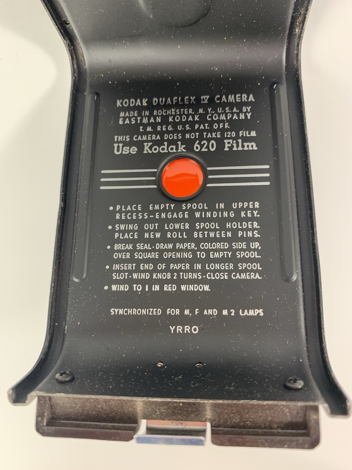 Vintage Kodak Duaflex IV Camera w/Kodet Lens & Strap – Untested, Working Shutter