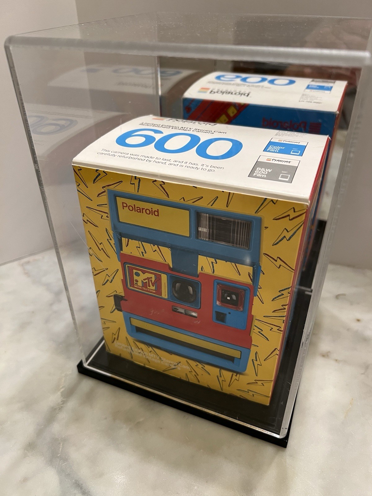 Polaroid Originals MTV Stereo Cam 600 Limited Edition Camera NIB with Case RARE