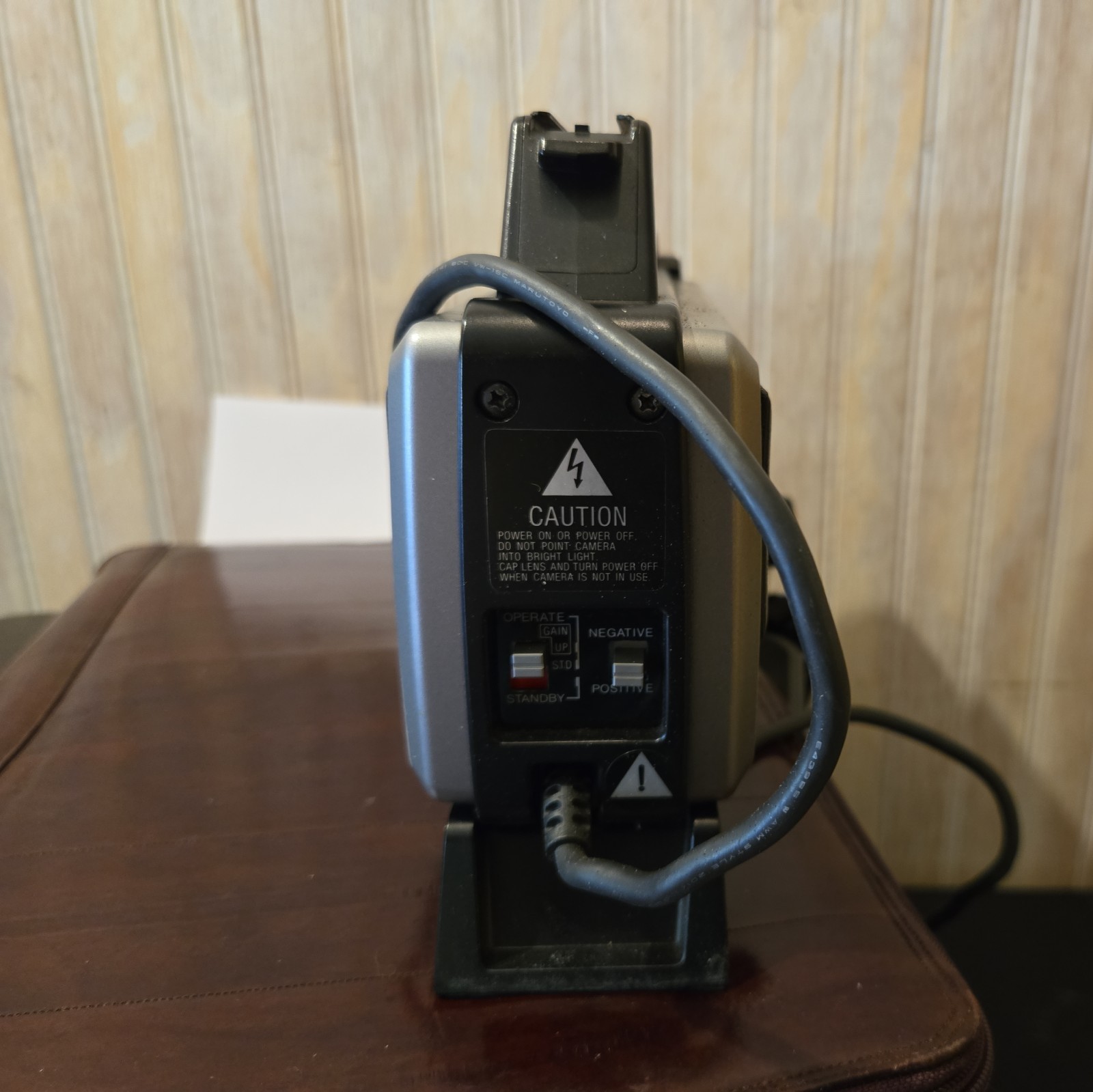 GE General Electric Newvicon Camcorder Video Camera, original box & MIC UNTESTED