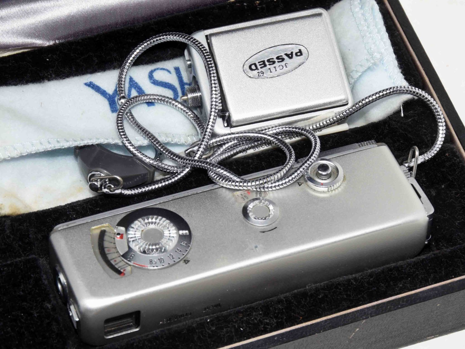Vintage Yashica Atoron Mini Camera with Extras