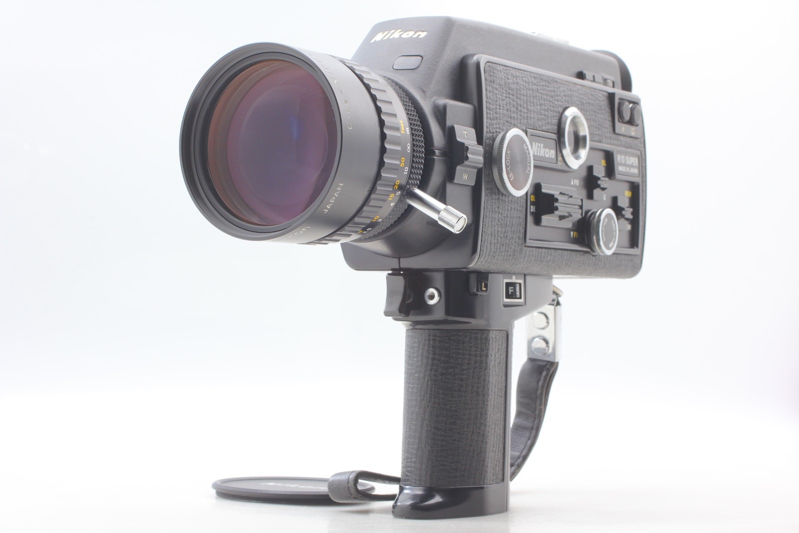 Overhauled [ MINT ] Nikon R10 SUPER 8mm Movie Camera 7-70mm F/1.4 From JAPAN