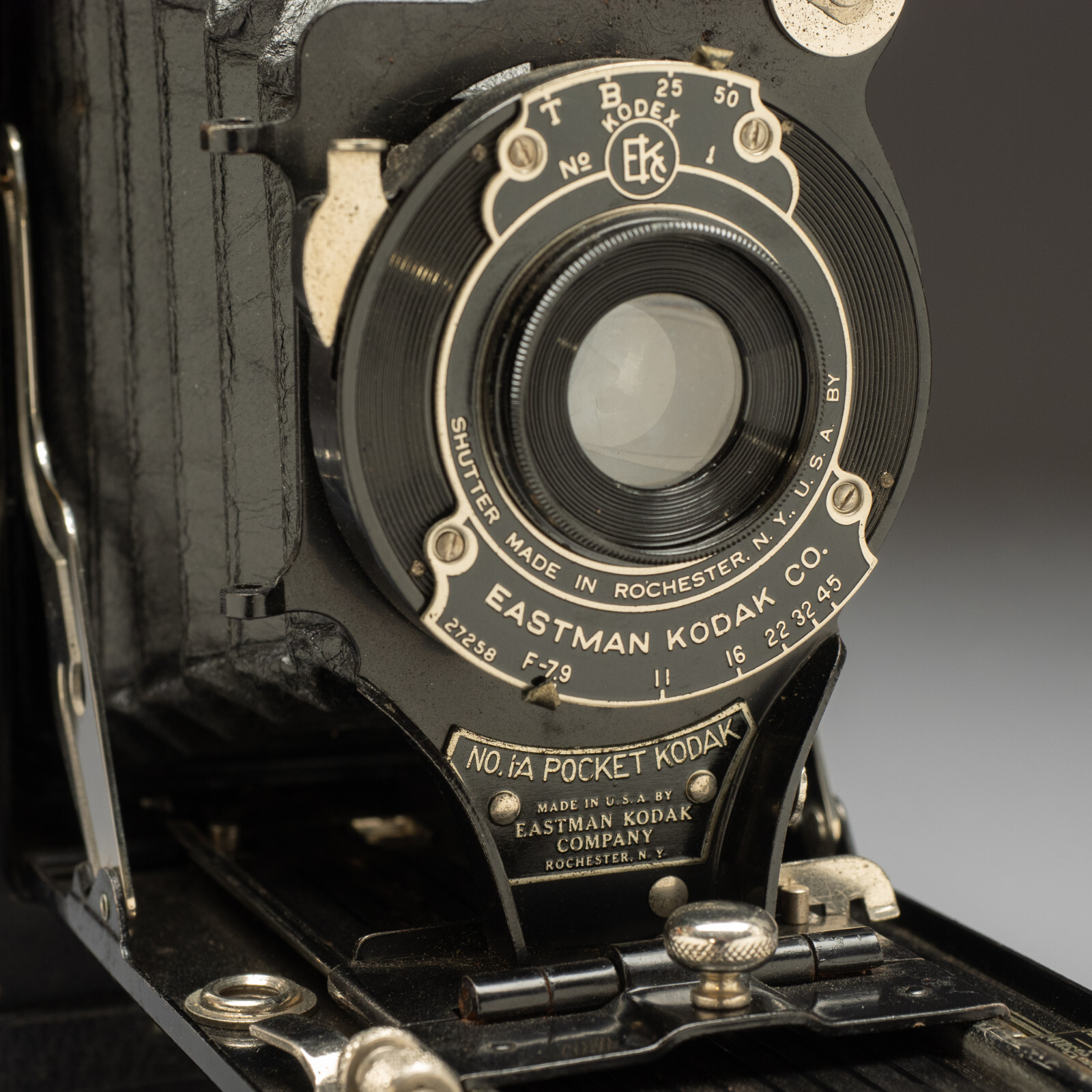No.1A Pocket Kodak Very Clean 1926-1932 Film Size 116 With Case