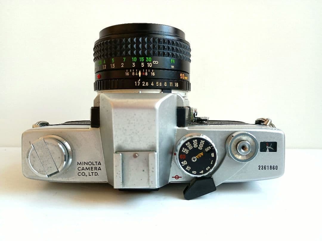 Minolta SR-T101 35mm SLR Film Camera with MC ROKKKOR-PF 1:1.7 f=50mm Lens JP