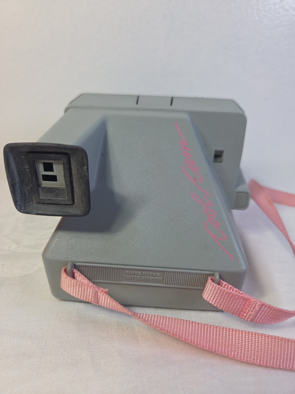 Polaroid 600 Cool Cam Pink Grey Vintage Instant Film Camera W/Flash