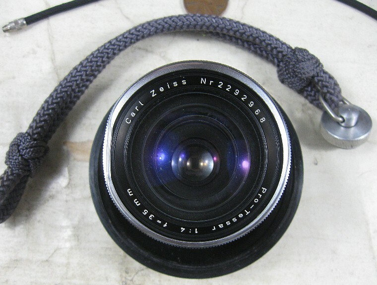 Vintage Estate 35mm Contaflex Super Carl Ziess Ikon 35mm & 50mm Lens Set