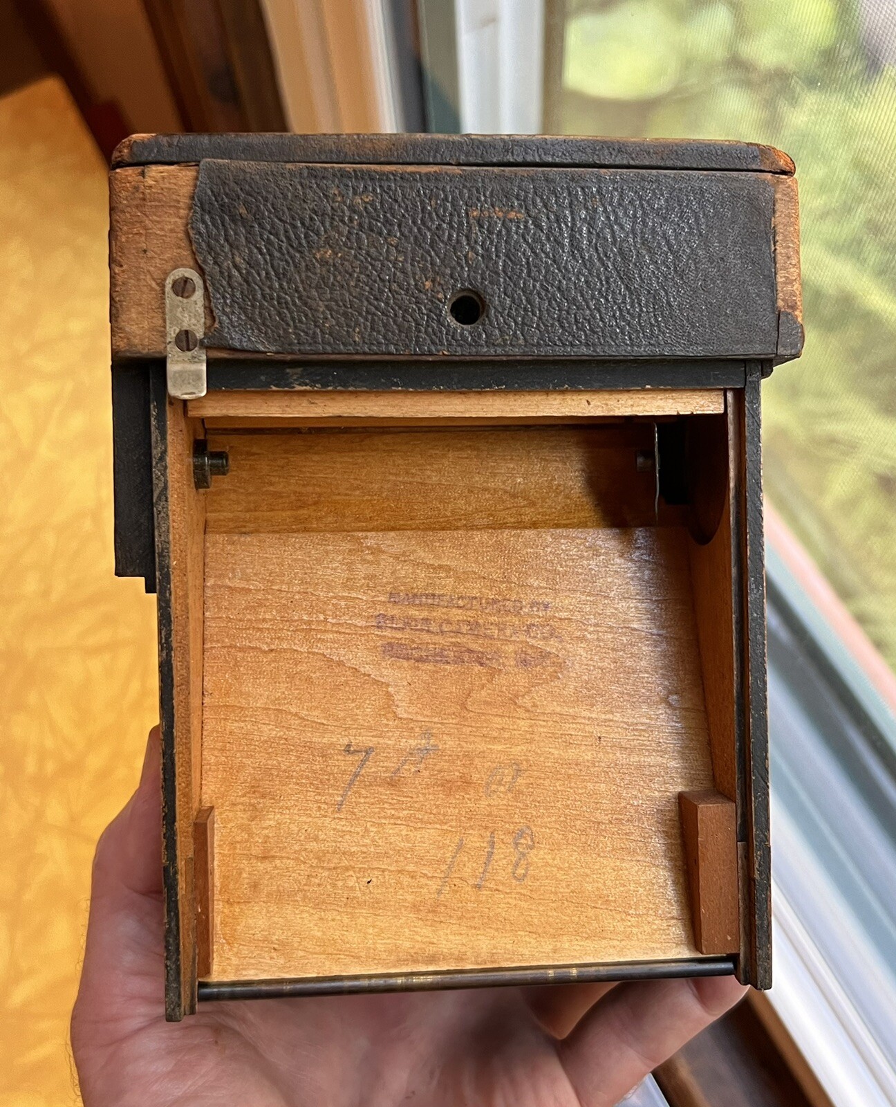 Antique Blair No. 5 Weno Hawkeye Film Box Camera Rochester New York
