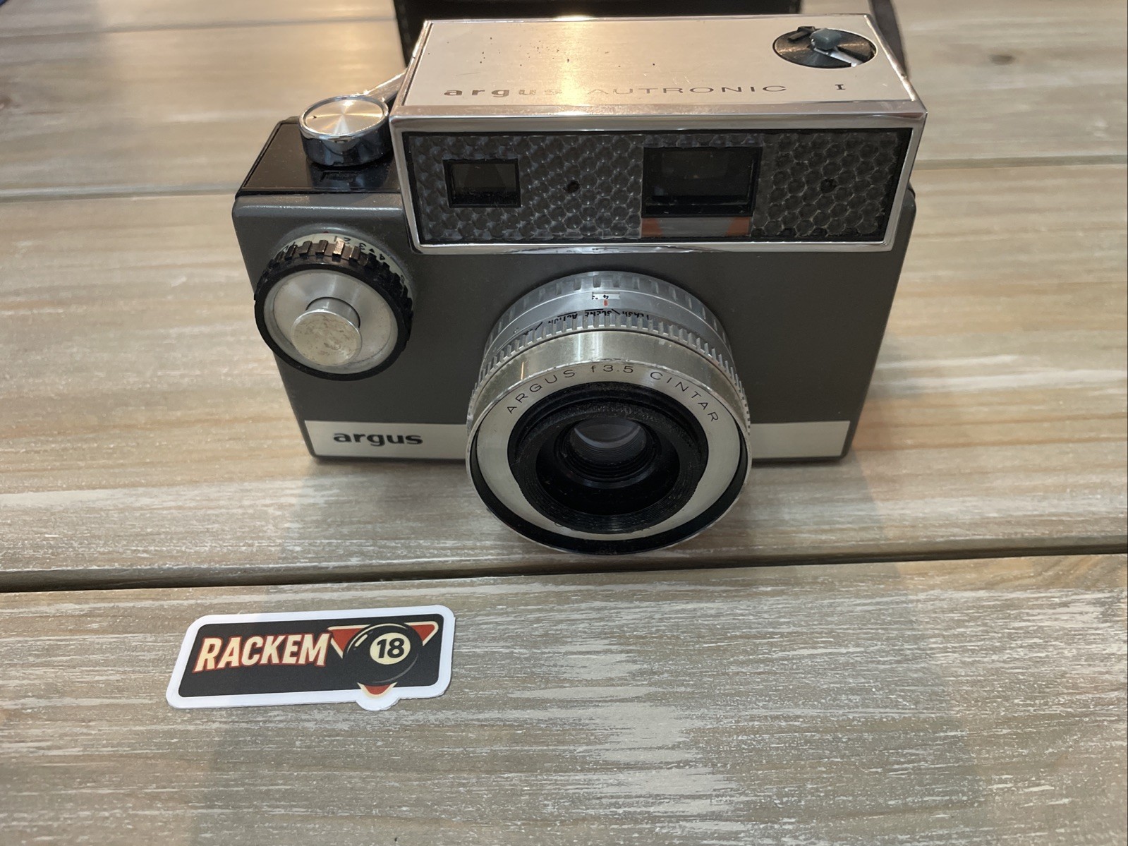 Vintage 1960s Argus Autronic 35mm Film Camera, f3.5 Cintar Compur Lens