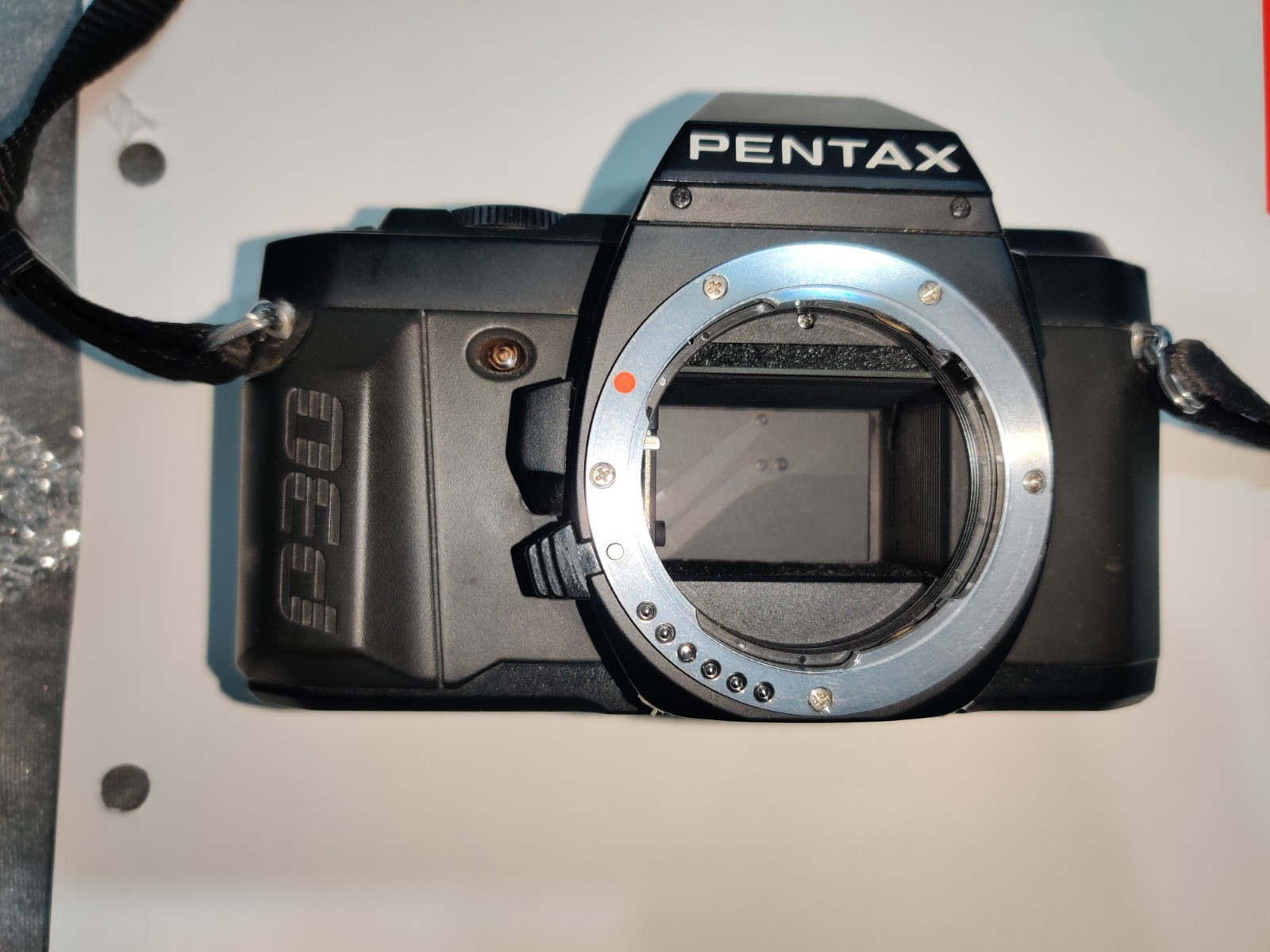 Pentax P30n camera with a free Photoline 35-70mm lens—Untested As It Is