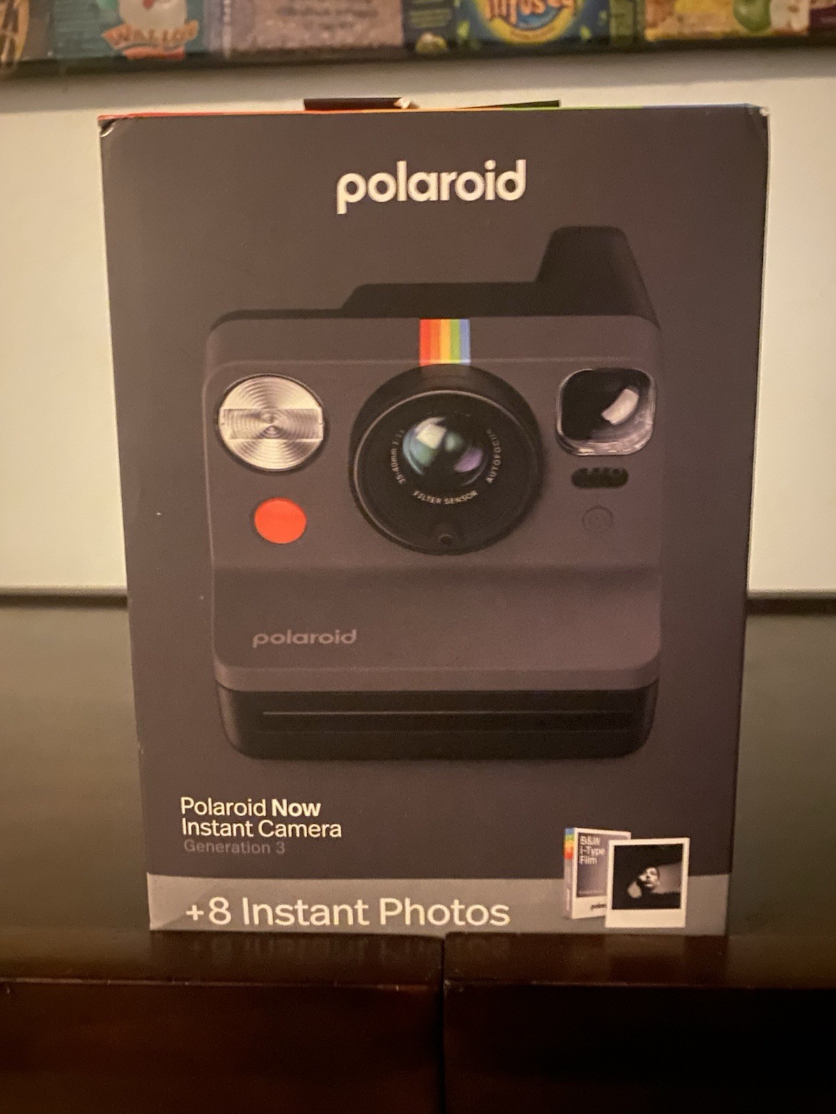 Polaroid Now Generation 3 BLK Instant Camera Color Black NEW Sealed 6589