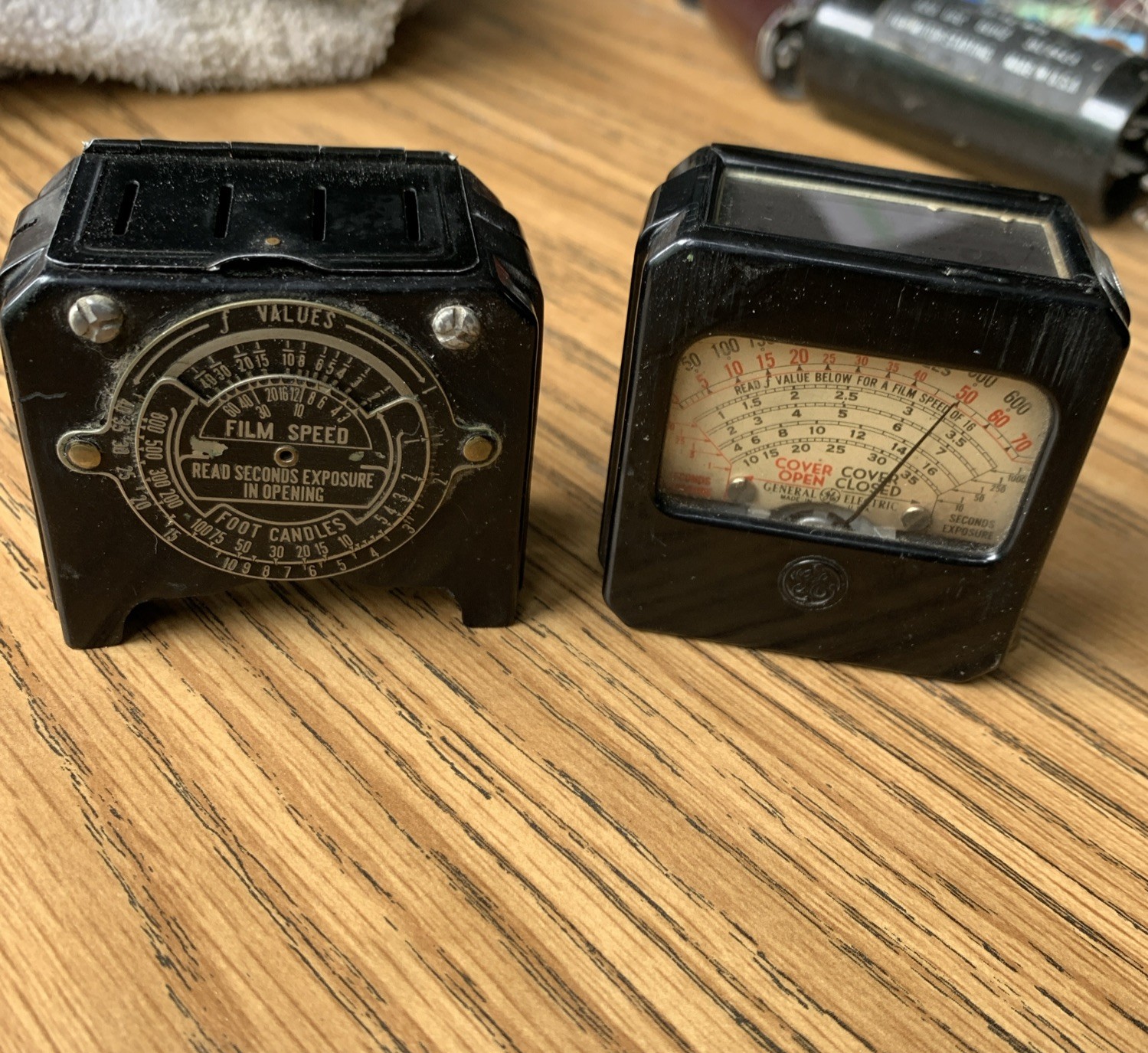 Vintage GE General Electric Exposure Meter Bakelite Film Camera Light Meter USA