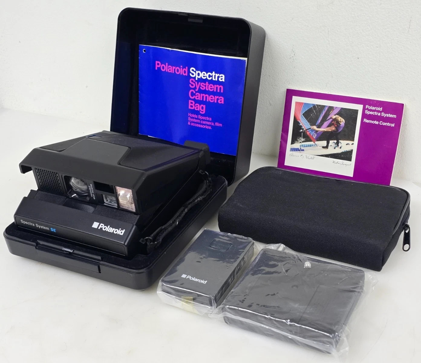 Polaroid Spectra System SE Instant Camera & Polaroid Receiver 7030 (Working)