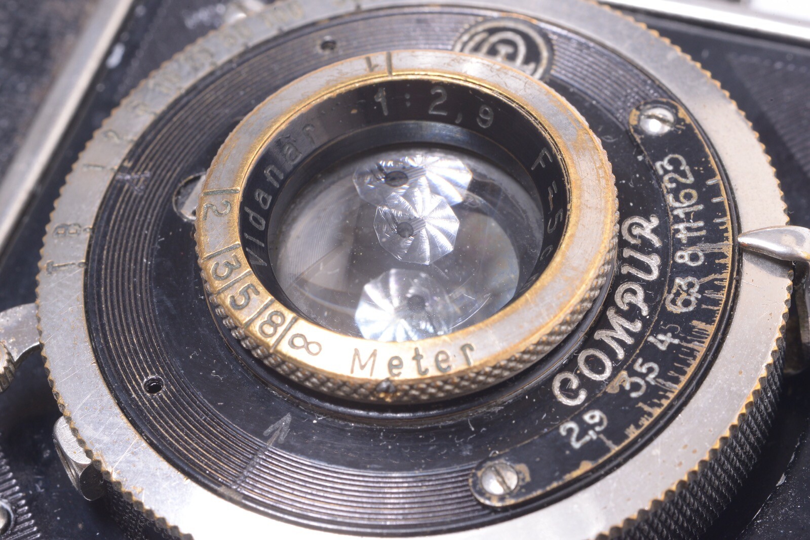 ✅ BALDA PICCOCHIC 3X4CM ON 127 ROLL FILM CAMERA VIDAR 50MM 2.9 LENS