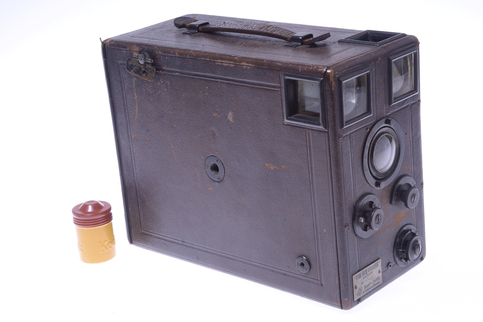 ✅ PIPON NEW COSAQUE SENIOR DETECTIVE FALLING PLATE BOX CAMERA 9X12CM *RARE*